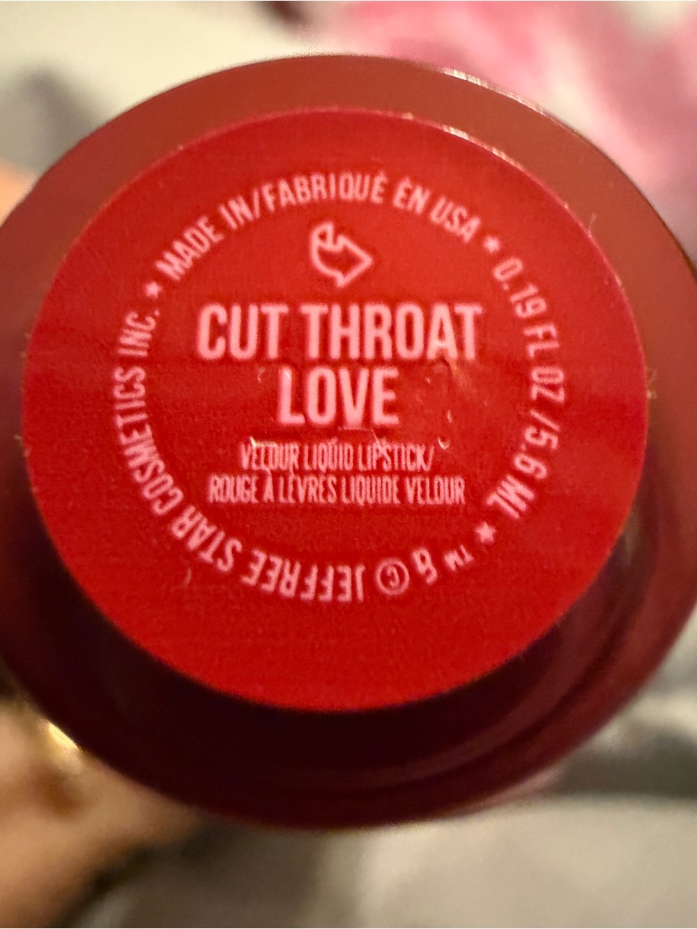Jeffree Star Cosmetics Cut Throat Love New Velour Liquid Lipstick Beautiful Red - Picture 3 of 5